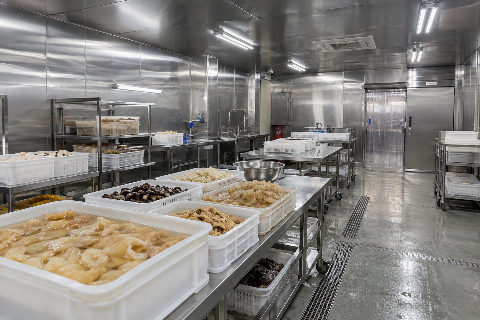 Halal-certified food processing facility