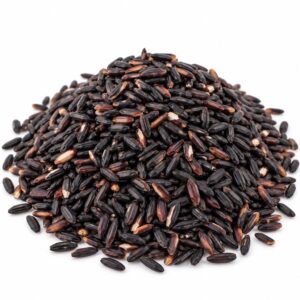 Black glutinous rice grains supplied by PROMA Malaysia