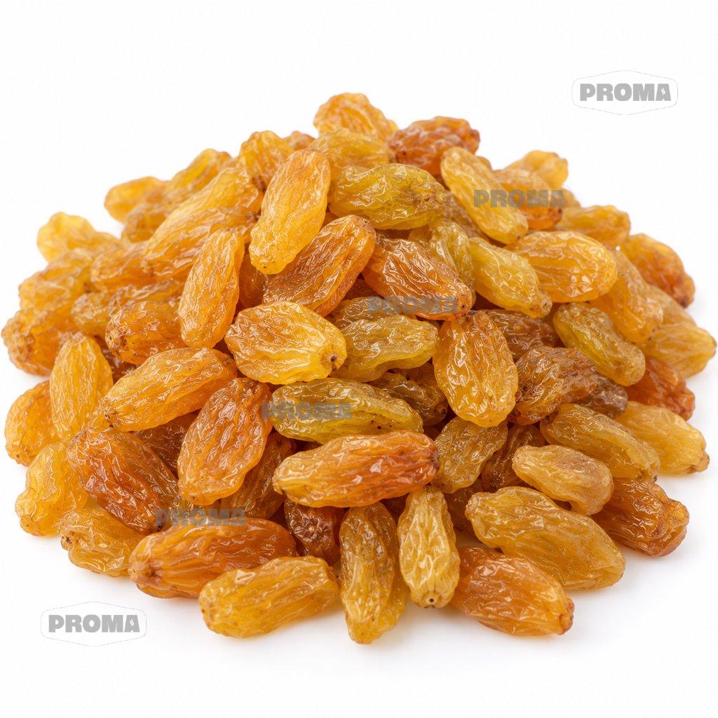 Dried golden raisins supplied by PROMA Malaysia