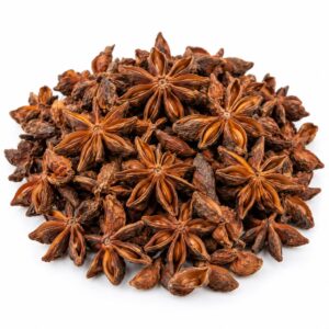 Whole dried star anise pods supplied by PROMA Malaysia